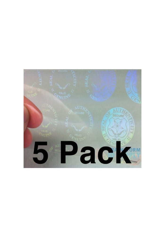 Brainstorm ID Seal and Key Hologram Overlays - 5 Pack for Enhanced Security - Image 1